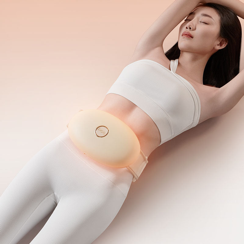 PGG Abdominal Massager W2 Relieve Menstrual Cramps, Improve Digestion, Reduce Excess Fat Belly, and Support Wellness with Adjustable Heating and Smart Massage Modes